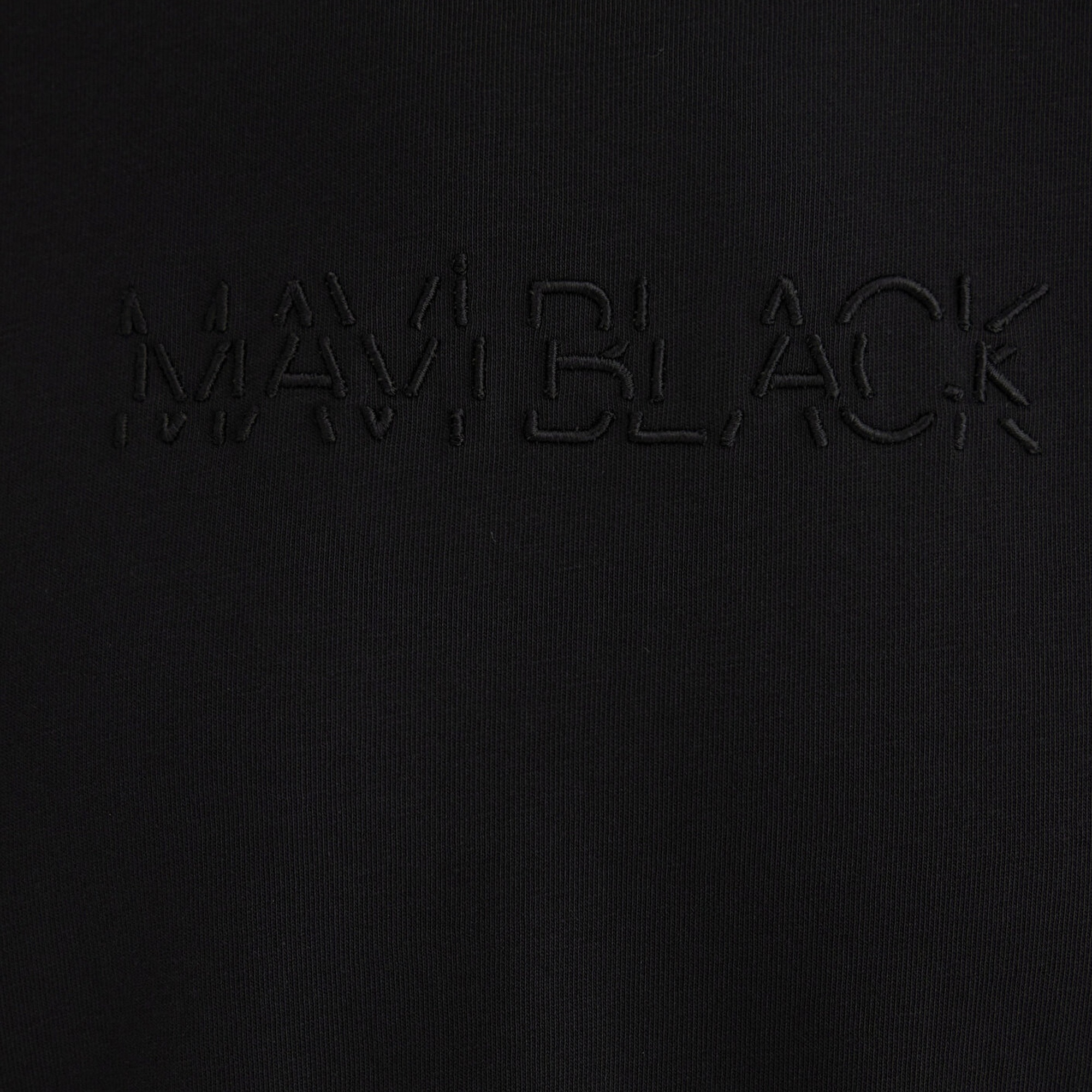 Mavi Mavi Black Nakışlı Siyah Tişört Regular Fit / Normal Kesim 0612644-900