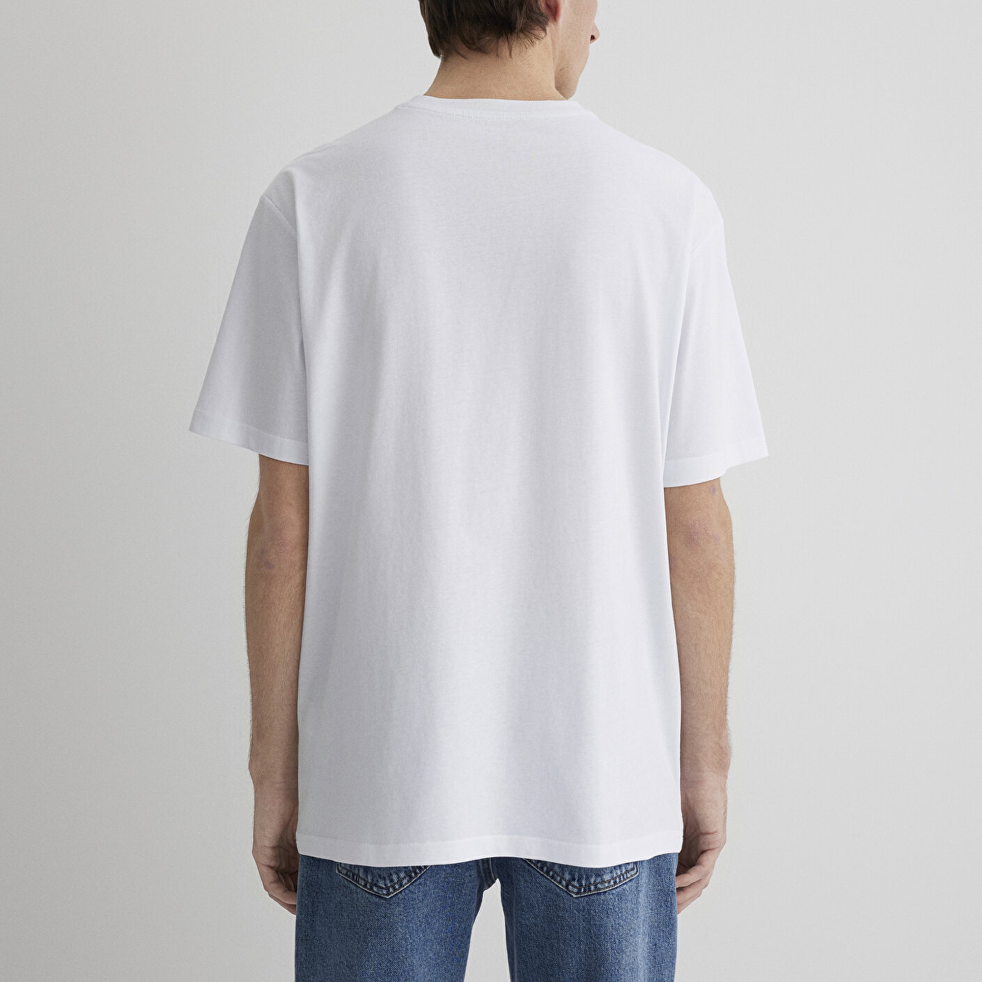 Mavi 1991 Baskılı Beyaz Tişört Loose Fit / Bol Rahat Kesim 0612573-620