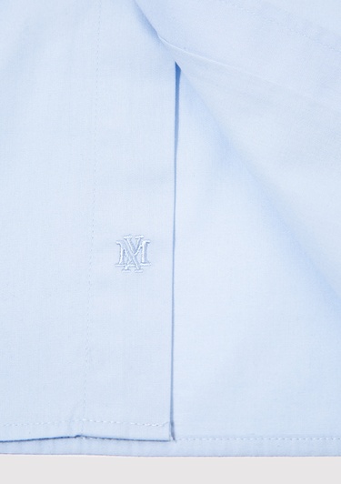  Mavi Kolay Ütülenebilir Mavi Gömlek Slim Fit / Dar Kesim 0211571-90160