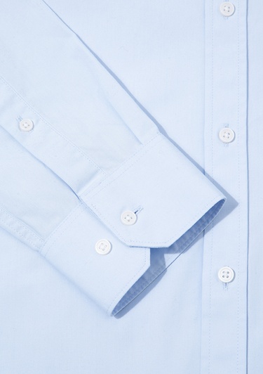  Mavi Kolay Ütülenebilir Mavi Gömlek Slim Fit / Dar Kesim 0211571-90160