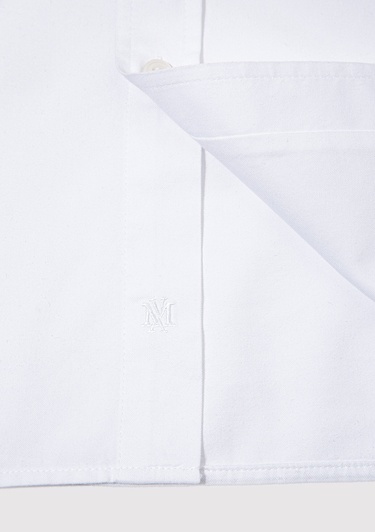  Mavi Tencel TM Beyaz Gömlek Slim Fit / Dar Kesim 0211573-620