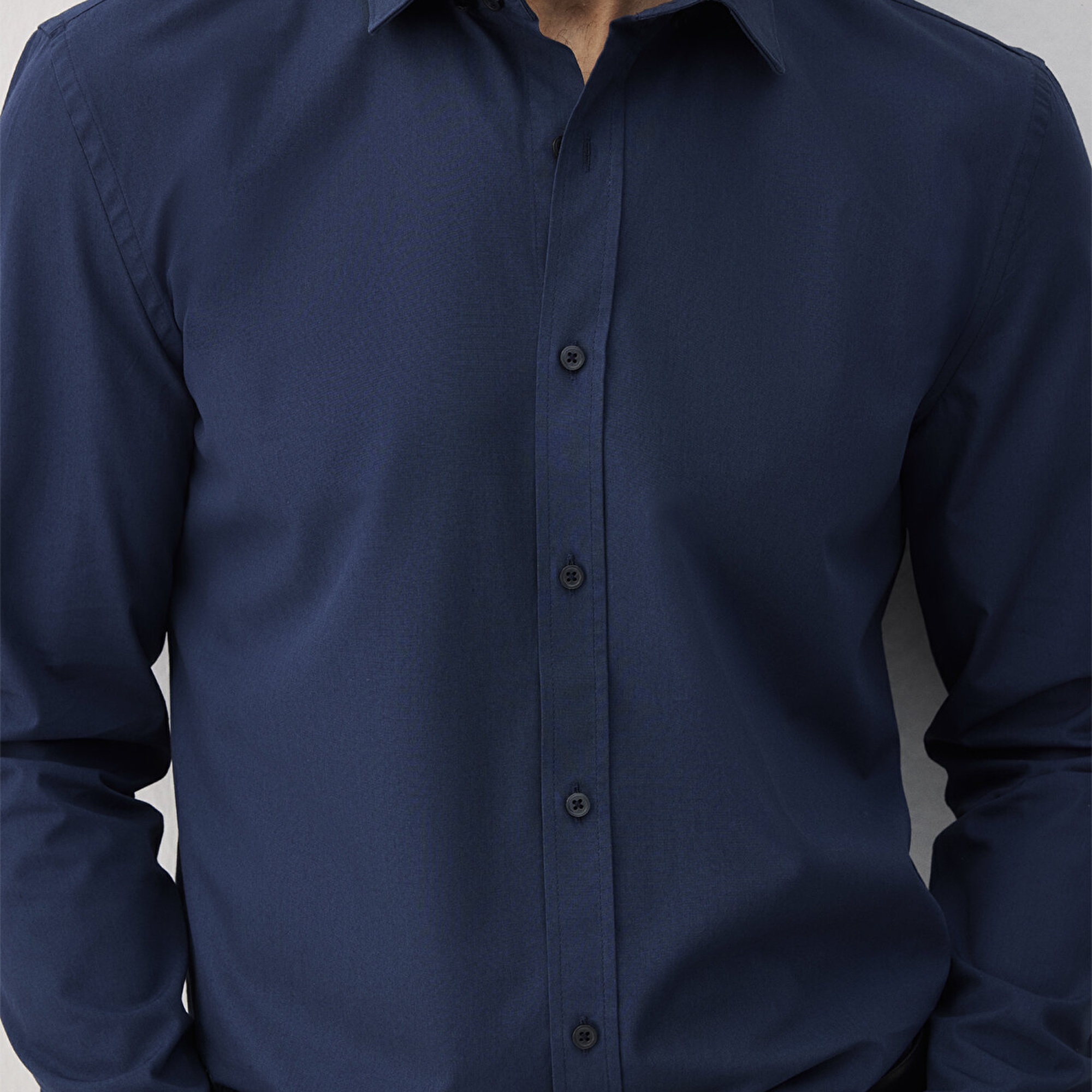 Mavi Kolay Ütülenebilir Lacivert Gömlek Slim Fit / Dar Kesim 0211571-70490