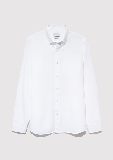  Mavi Tencel TM Beyaz Gömlek Slim Fit / Dar Kesim 0211573-620