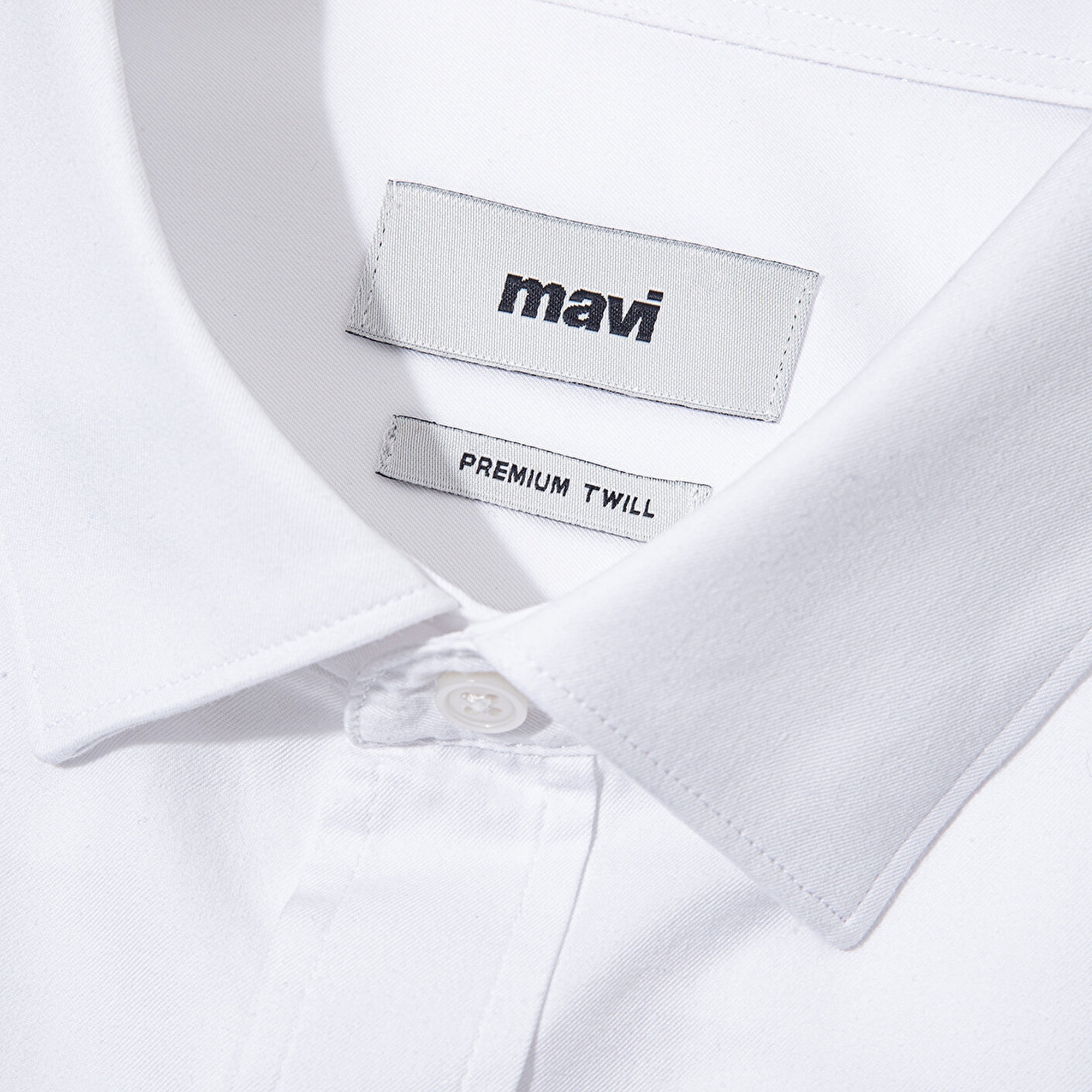 Mavi Tencel TM Beyaz Gömlek Slim Fit / Dar Kesim 0211573-620