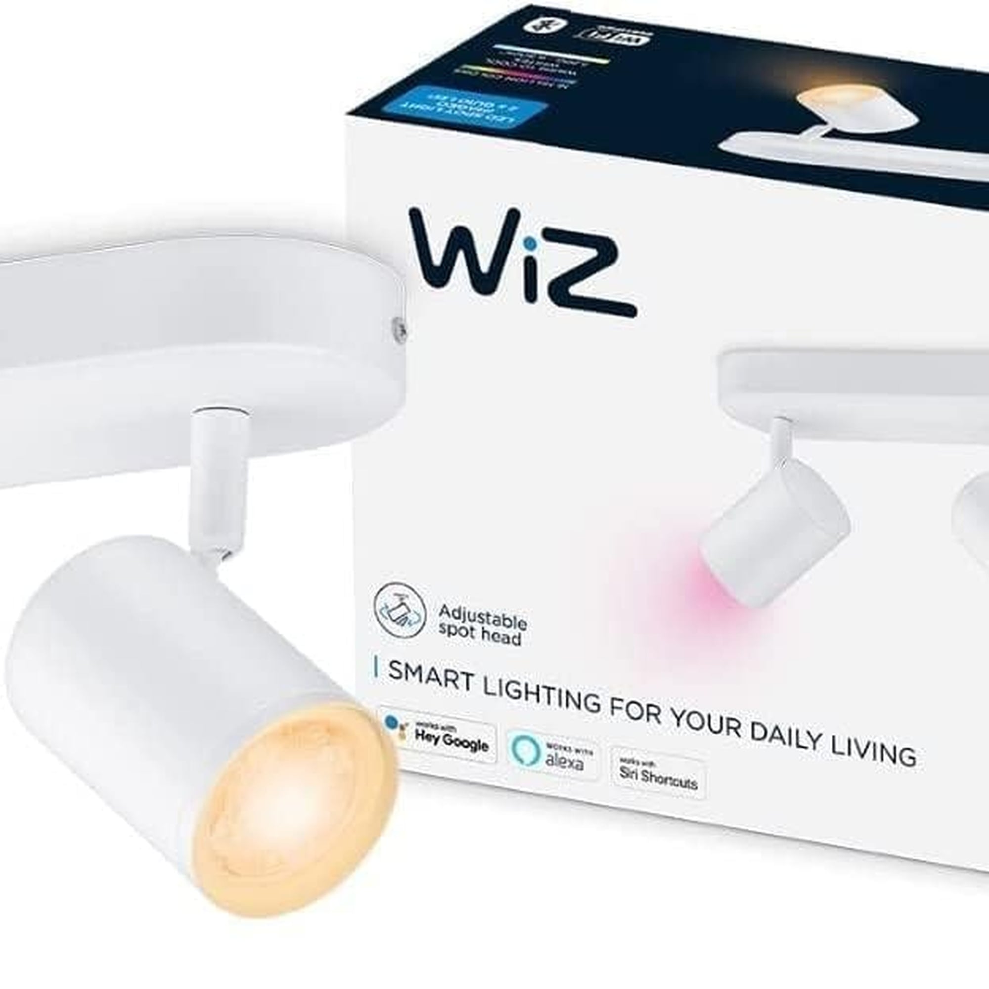 WiZ IMAGEO Spot Tavan Lambası Ayarlanabilir Beyaz & Renk 2x5W