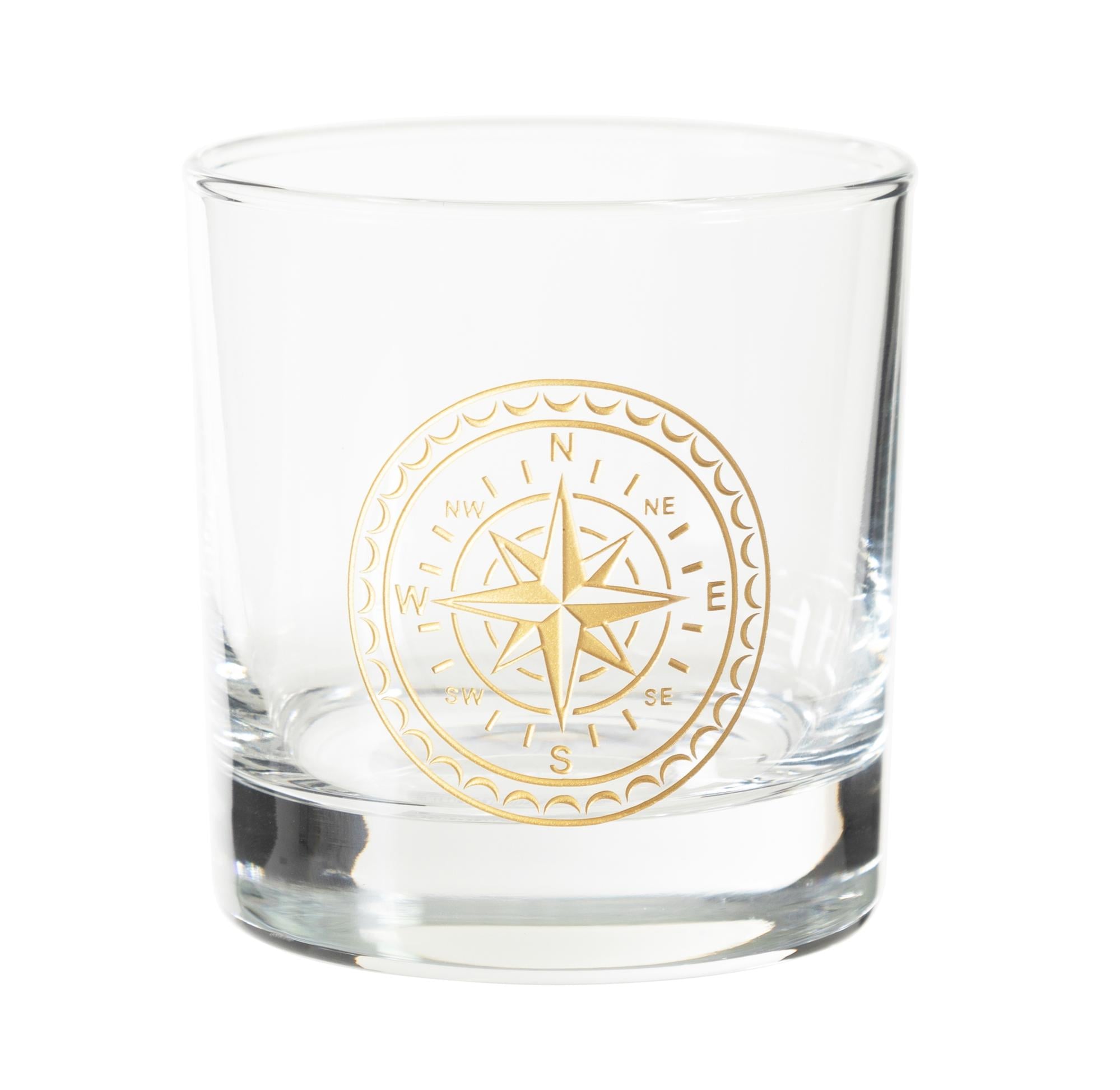  COMPASS VİSKİ BARDAĞI GOLD 300 ML