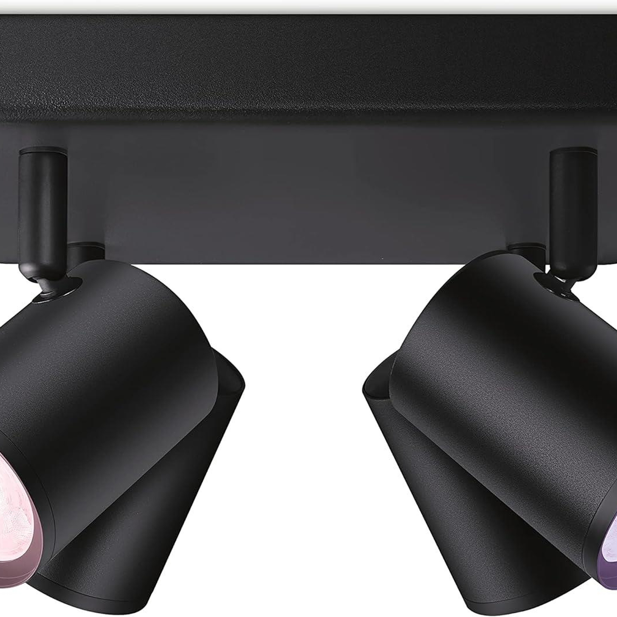 WiZ Imageo 4'lü Spot Akıllı Siyah ve Renkli Tavan Lambası