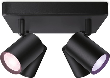  WiZ Imageo 4'lü Spot Akıllı Siyah ve Renkli Tavan Lambası