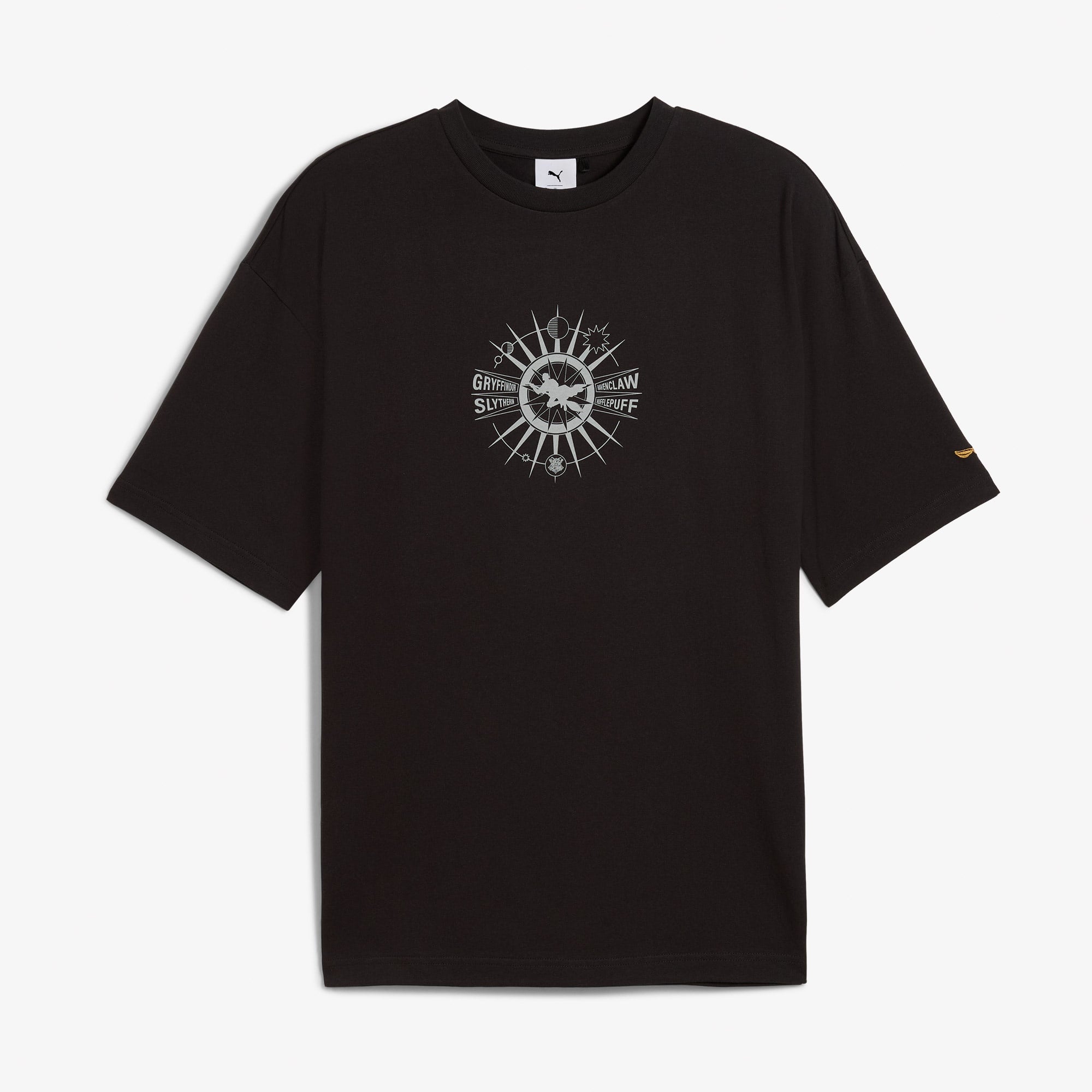 Puma X Harry Potter Unisex Siyah Oversize T-Shirt