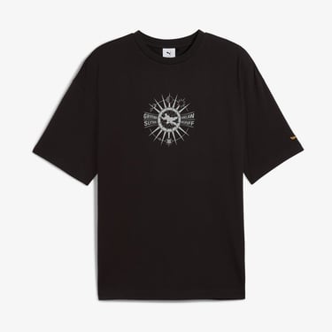  Puma X Harry Potter Unisex Siyah Oversize T-Shirt