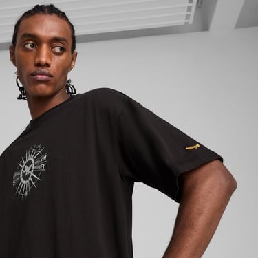  Puma X Harry Potter Unisex Siyah Oversize T-Shirt