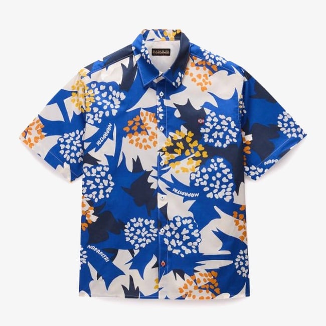  Napapijri  G-Ronge SS 1 Erkek Renkli Gömlek