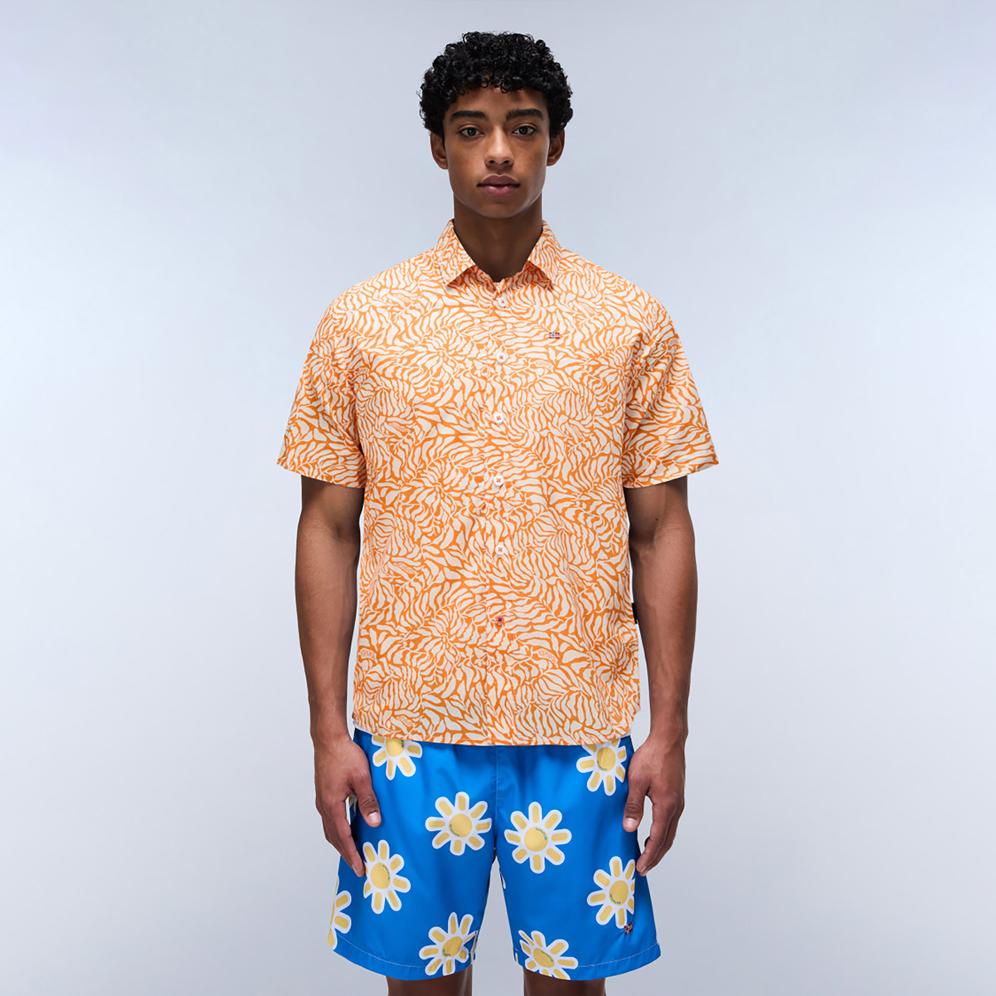  Napapijri  G-Ronge SS 1 Erkek Renkli Gömlek