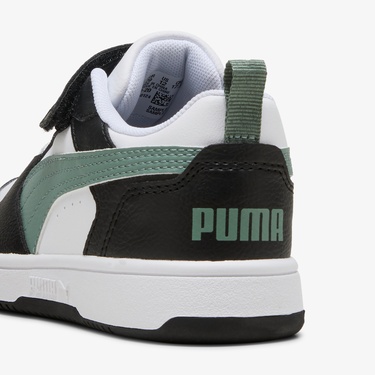  Puma Rebound V6 Lo Ac+ Ps Çocuk Siyah Spor Ayakkabı