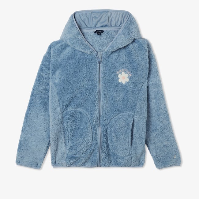  Nautica Knit Active Top Çocuk Mavi Sweatshirt