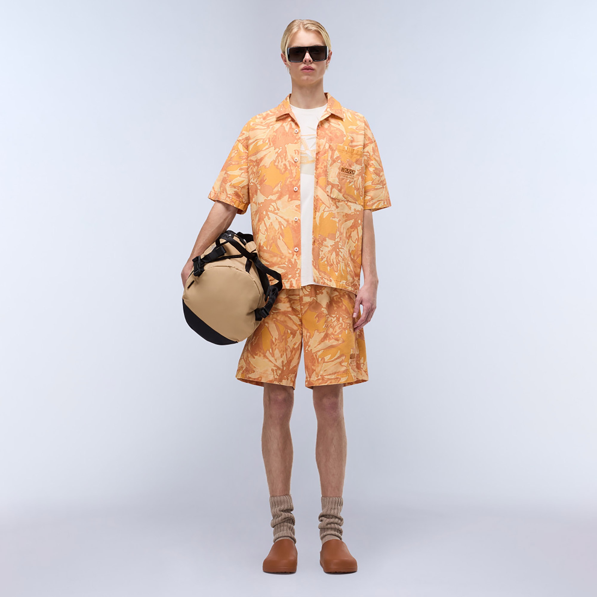 Napapijri  N-Talla Erkek Turuncu Bermuda Şort