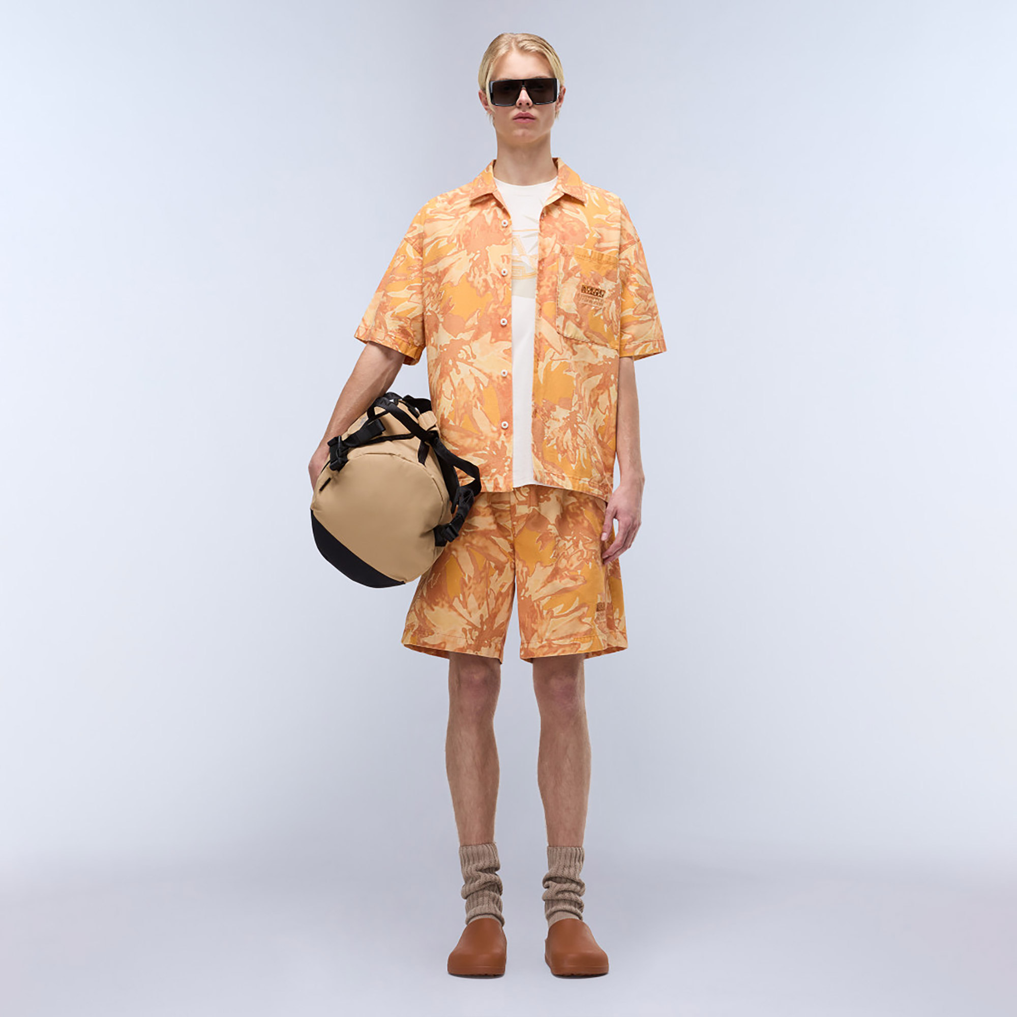  Napapijri  N-Talla Erkek Turuncu Bermuda Şort