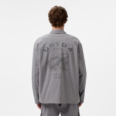  UNITED4 Oversize Erkek Gri Ceket