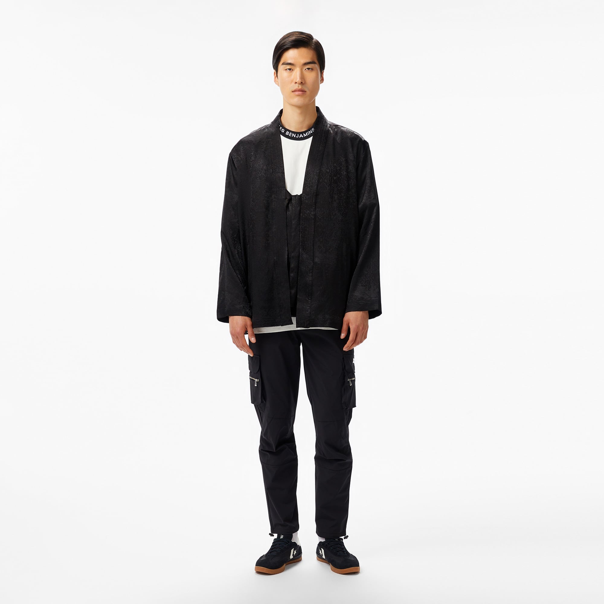 Les Benjamins Classic 401 Full Zipped Unisex Siyah Sweatshirt