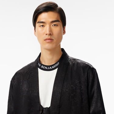  Les Benjamins Classic 401 Full Zipped Unisex Siyah Sweatshirt