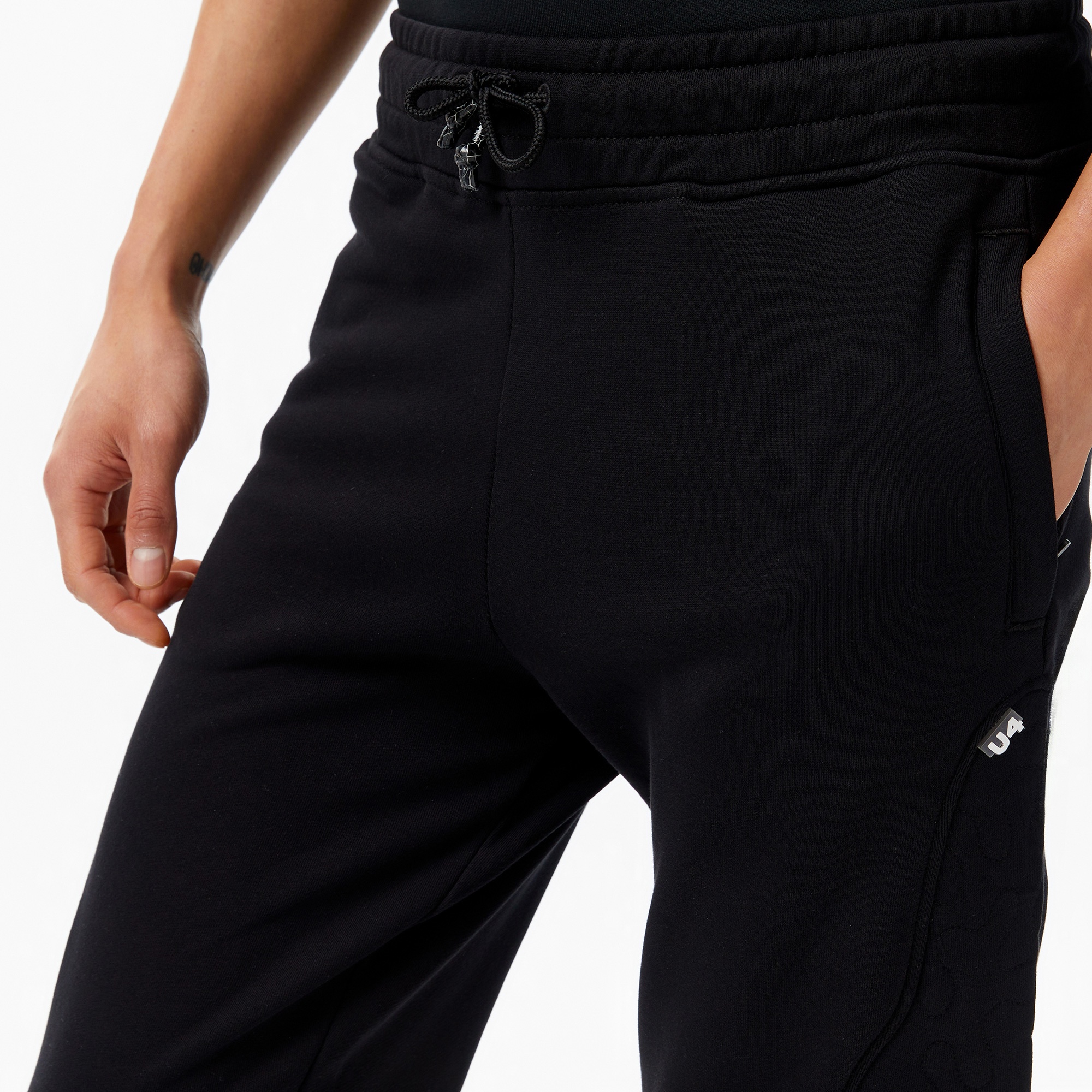 UNITED4 Pucci Detail Erkek Siyah Pantolon