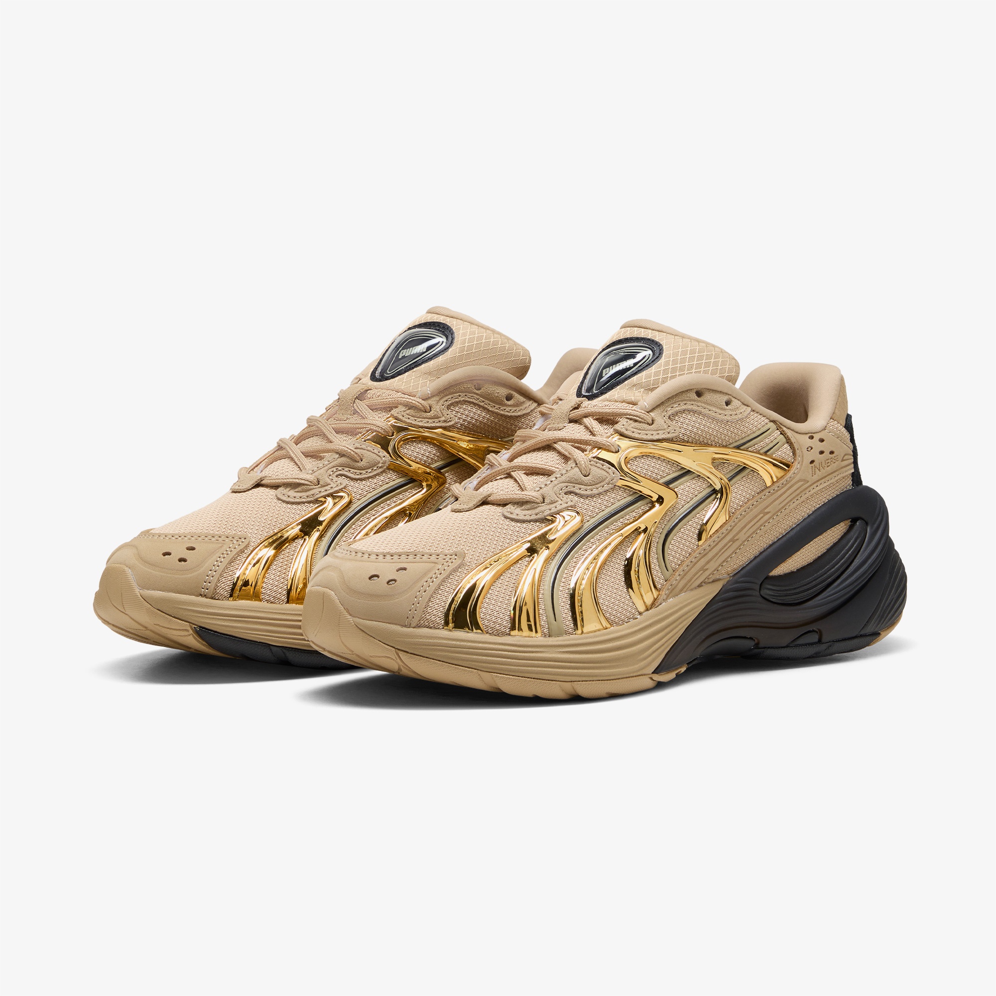 Puma Inverse Rapid Erkek Krem Spor Ayakkabı