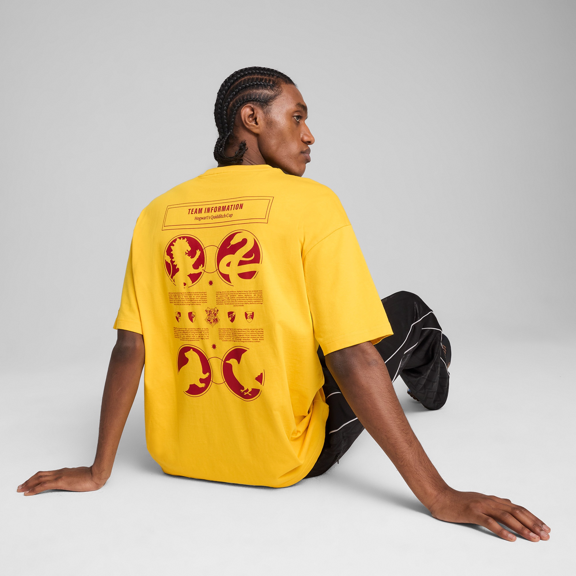 Puma X Harry Potter Erkek Sarı T-Shirt