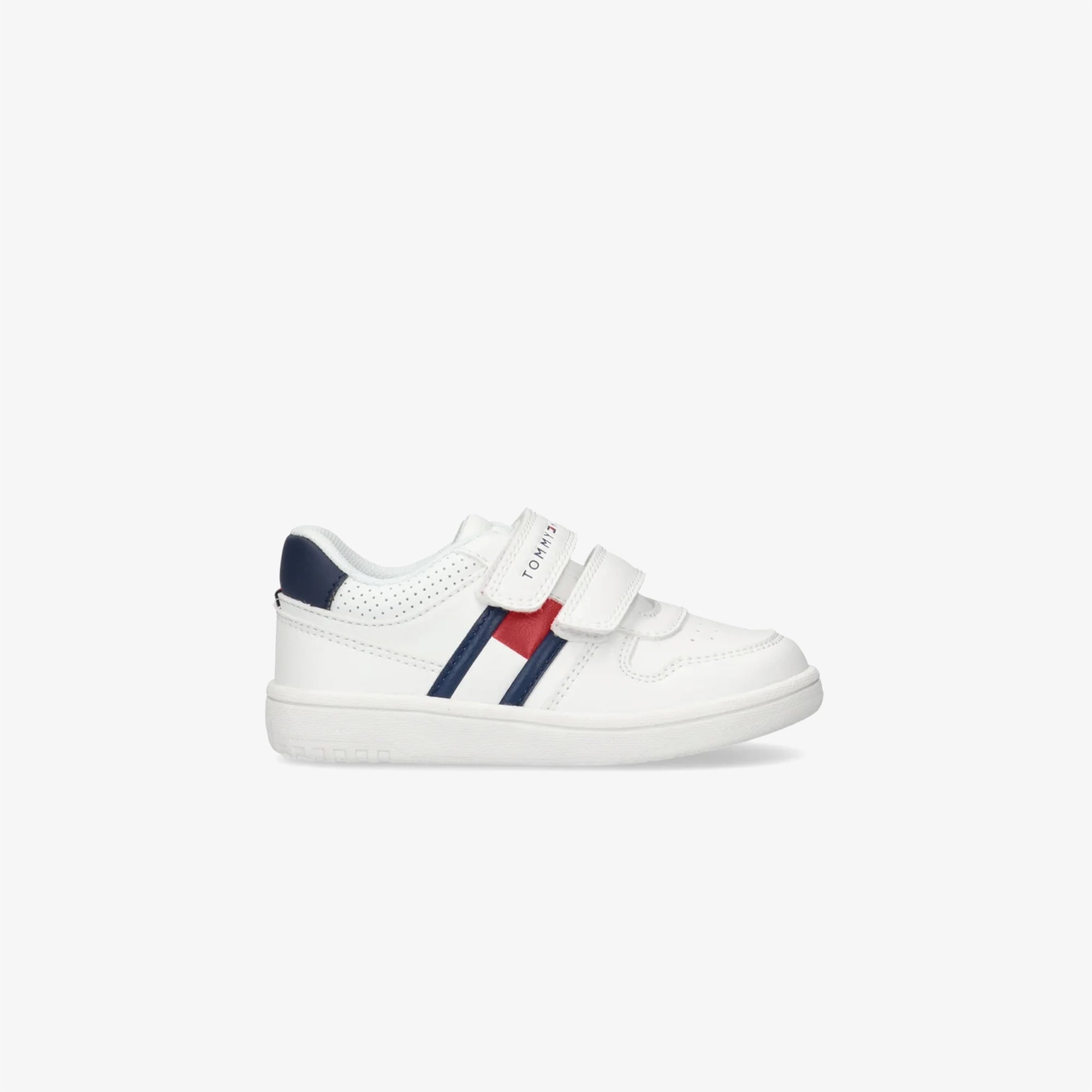 Tommy Hilfiger Flag Velcro Bebek Beyaz Spor Ayakkabı