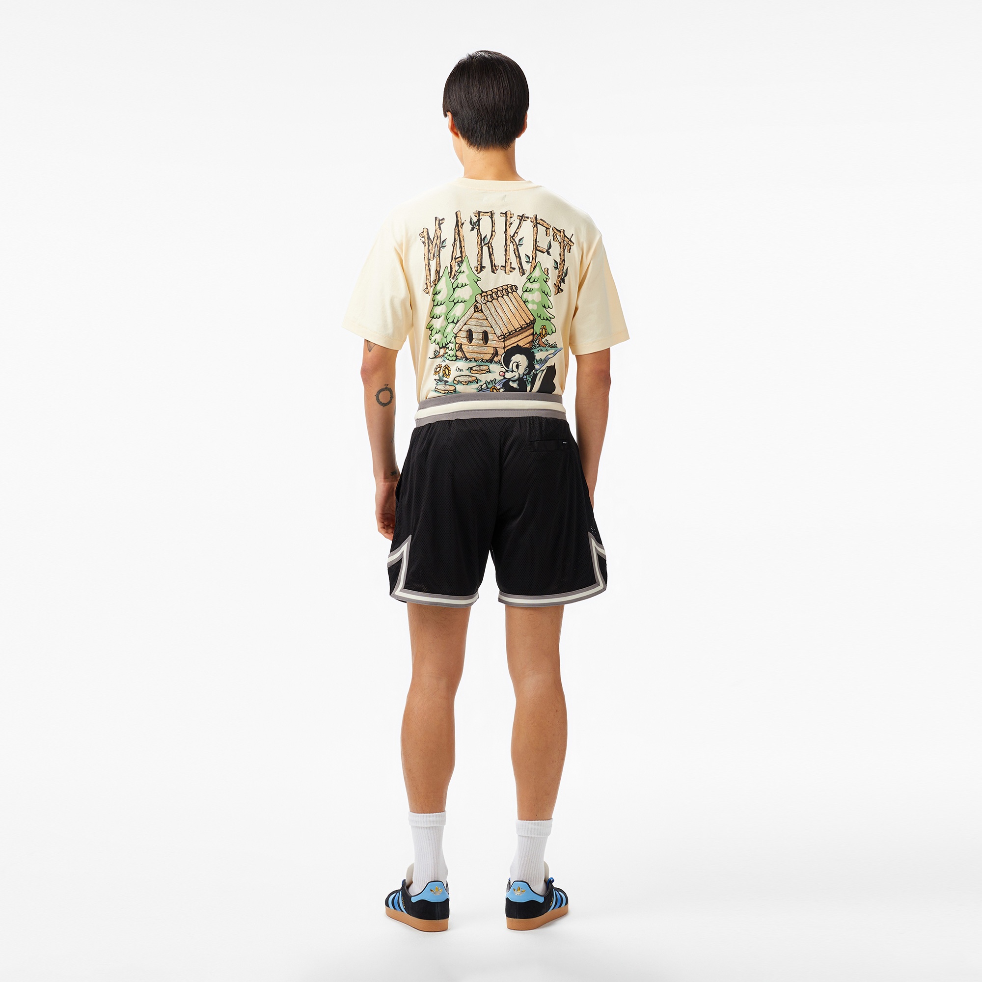 The Market 'Buzzer Beaters' Erkek Siyah Basketbol Şortu