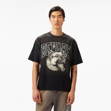  The Market 'Tonal Beware' Erkek Siyah T-Shirt