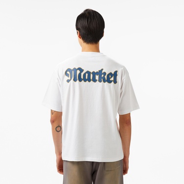 The Market Studios Pure Gold Unisex Beyaz T-Shirt