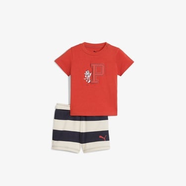  Puma Super Bebek Kırmızı Eşofman Takımı
