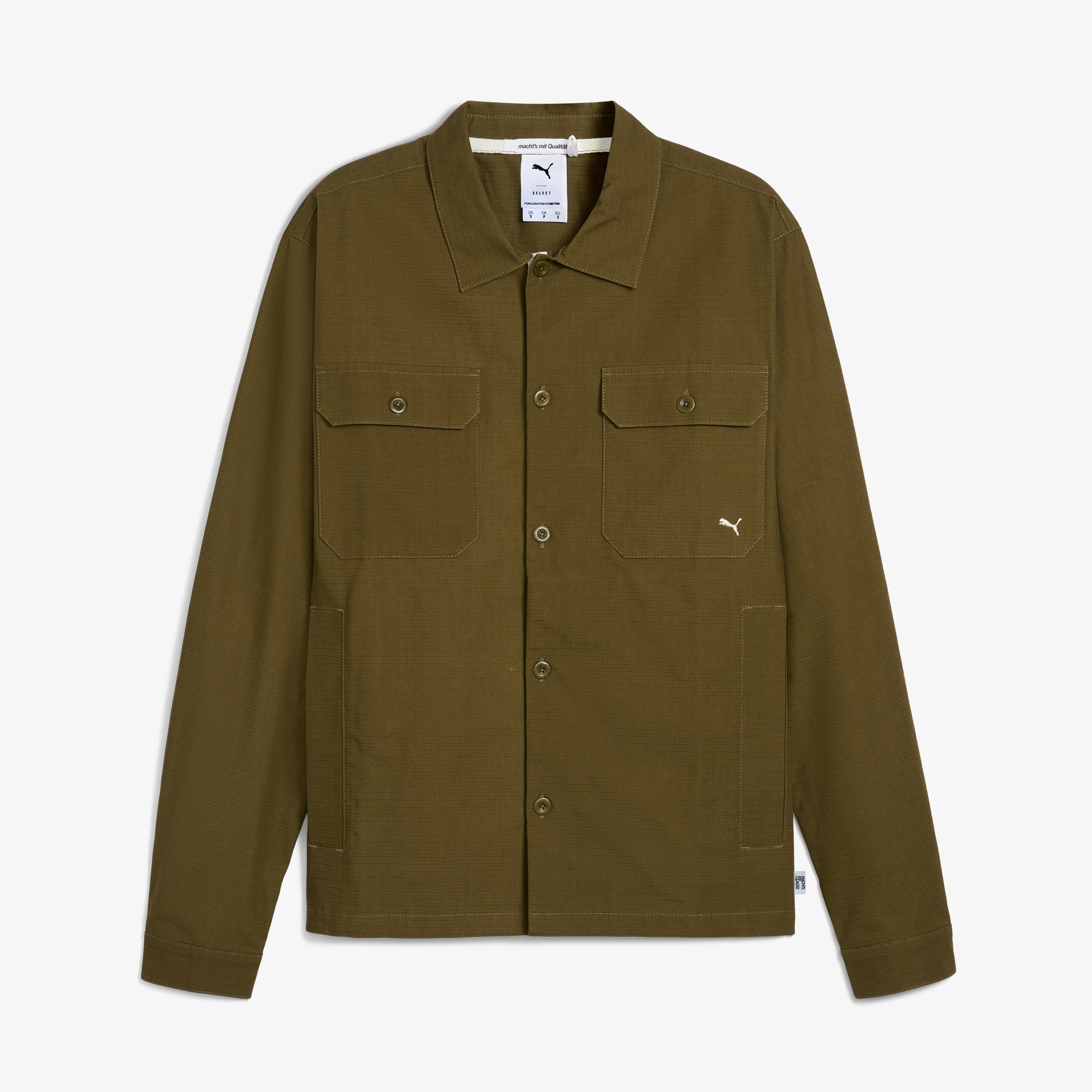 Puma Mmq Ripstop Over Erkek Haki Ceket