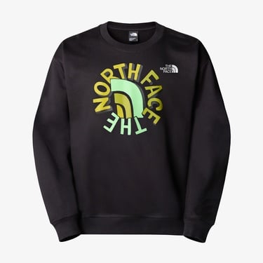  The North Face Oversızed Crew Erkek Siyah Sweatshirt