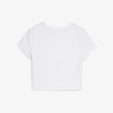  Puma Wardrobe Ess Baby Kadın Beyaz T-Shirt
