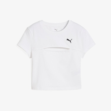  Puma Wardrobe Ess Baby Kadın Beyaz T-Shirt