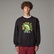 The North Face Oversızed Crew Erkek Siyah Sweatshirt