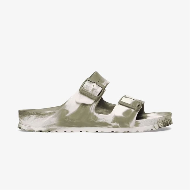  Birkenstock Arizona Eva Erkek Haki Çift Bantlı Plaj Terliği