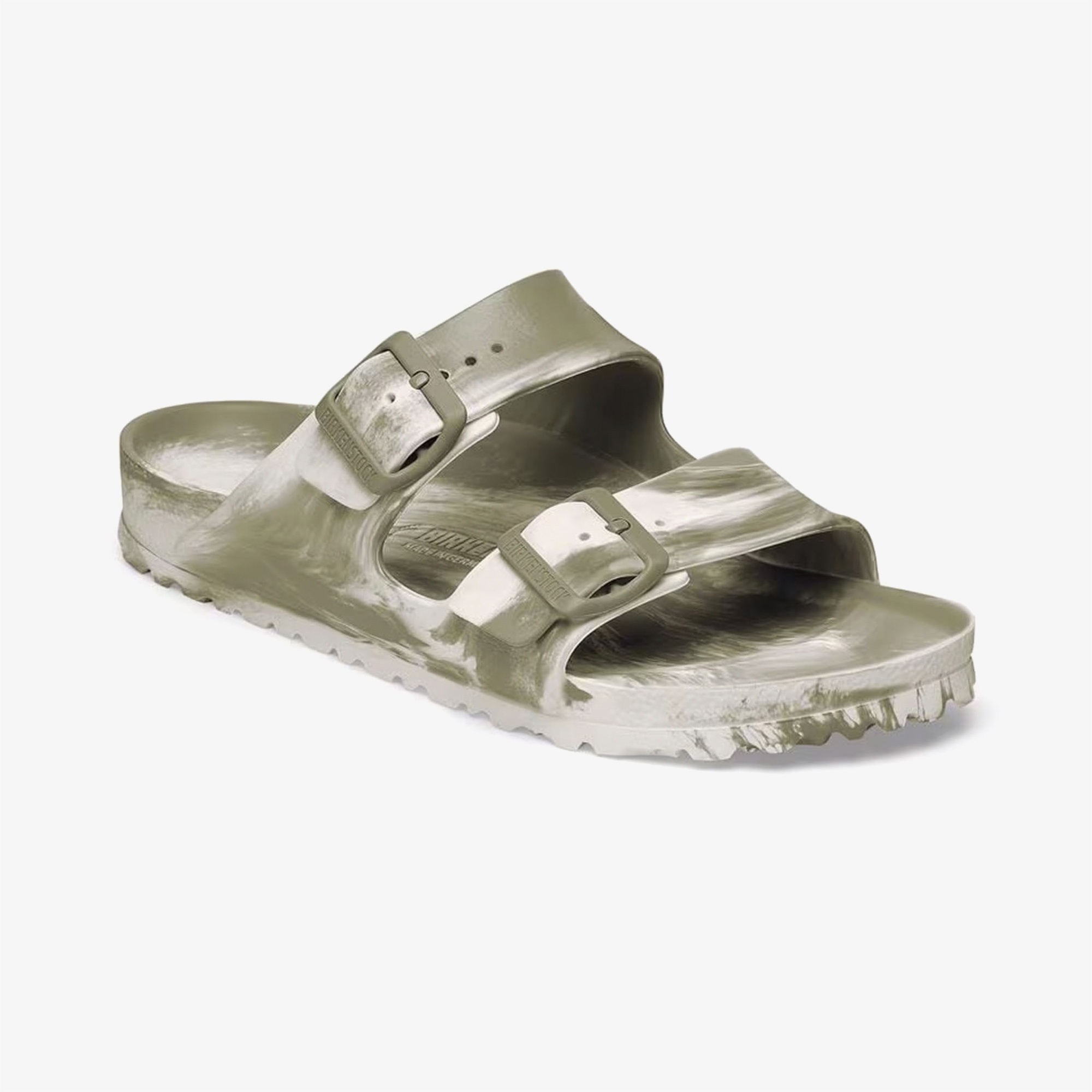 Birkenstock Arizona Eva Erkek Haki Çift Bantlı Plaj Terliği