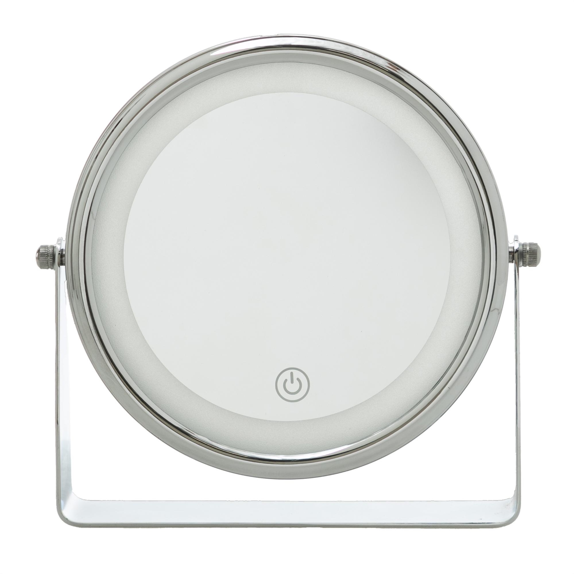 BOHO AYDINLATMALI BÜYÜTEÇLİ AYNA