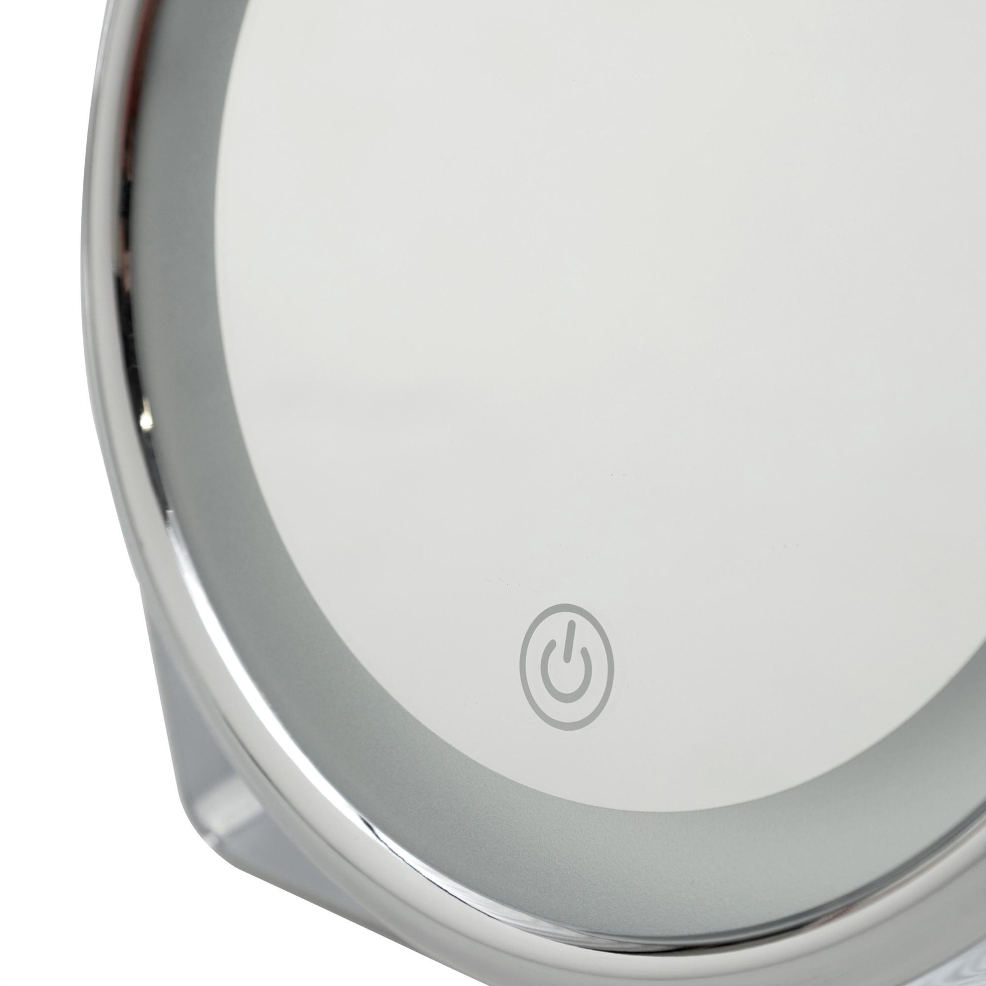 BOHO AYDINLATMALI BÜYÜTEÇLİ AYNA