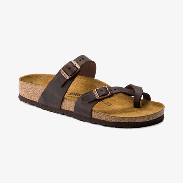  Birkenstock Mayari Leoi Kadın Kahverengi Terlik
