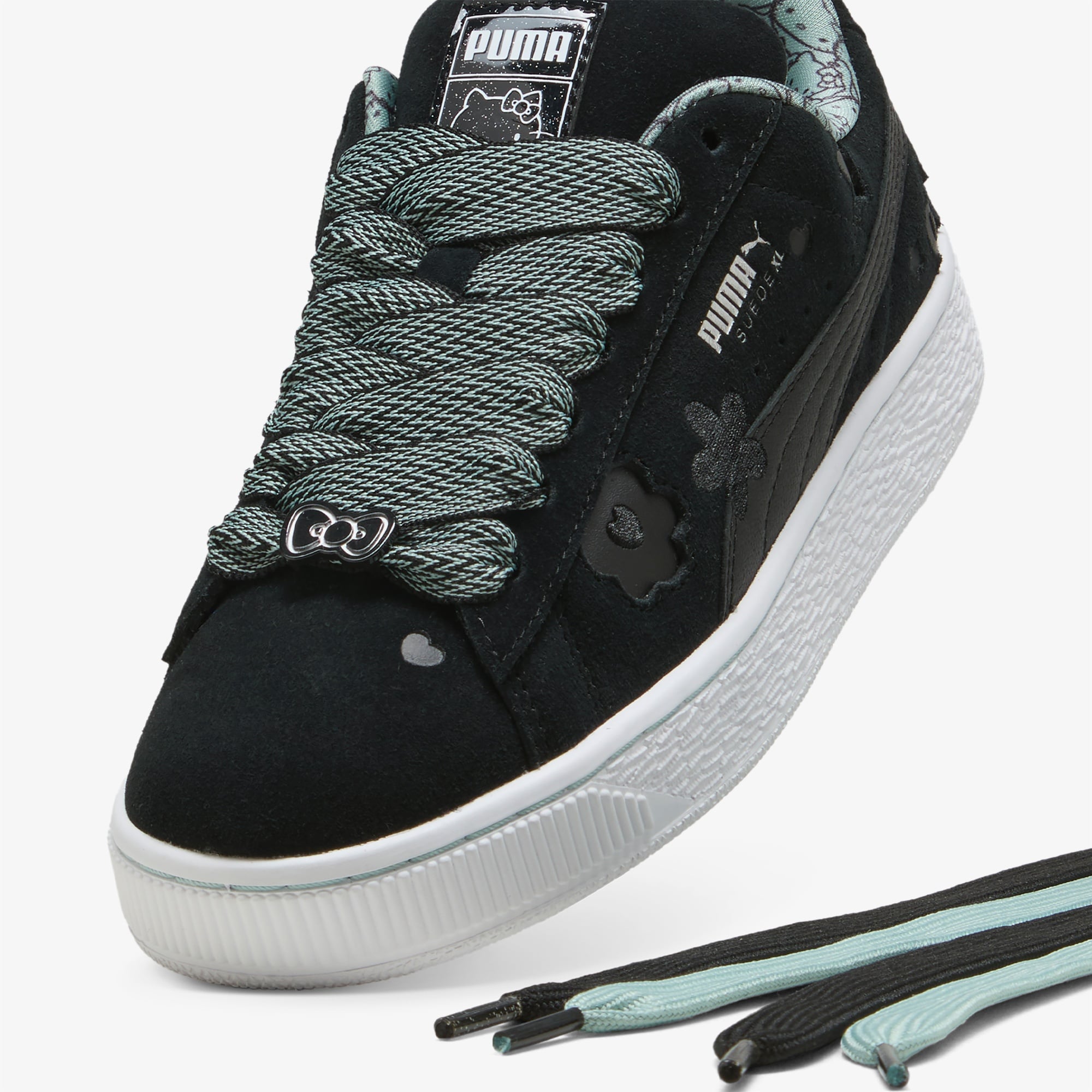 Puma Suede Xl Hello Kitty Kadın Siyah Spor Ayakkabı