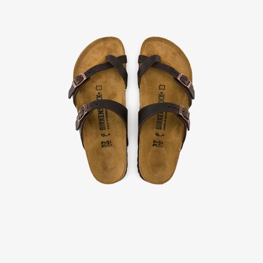  Birkenstock Mayari Leoi Kadın Kahverengi Terlik