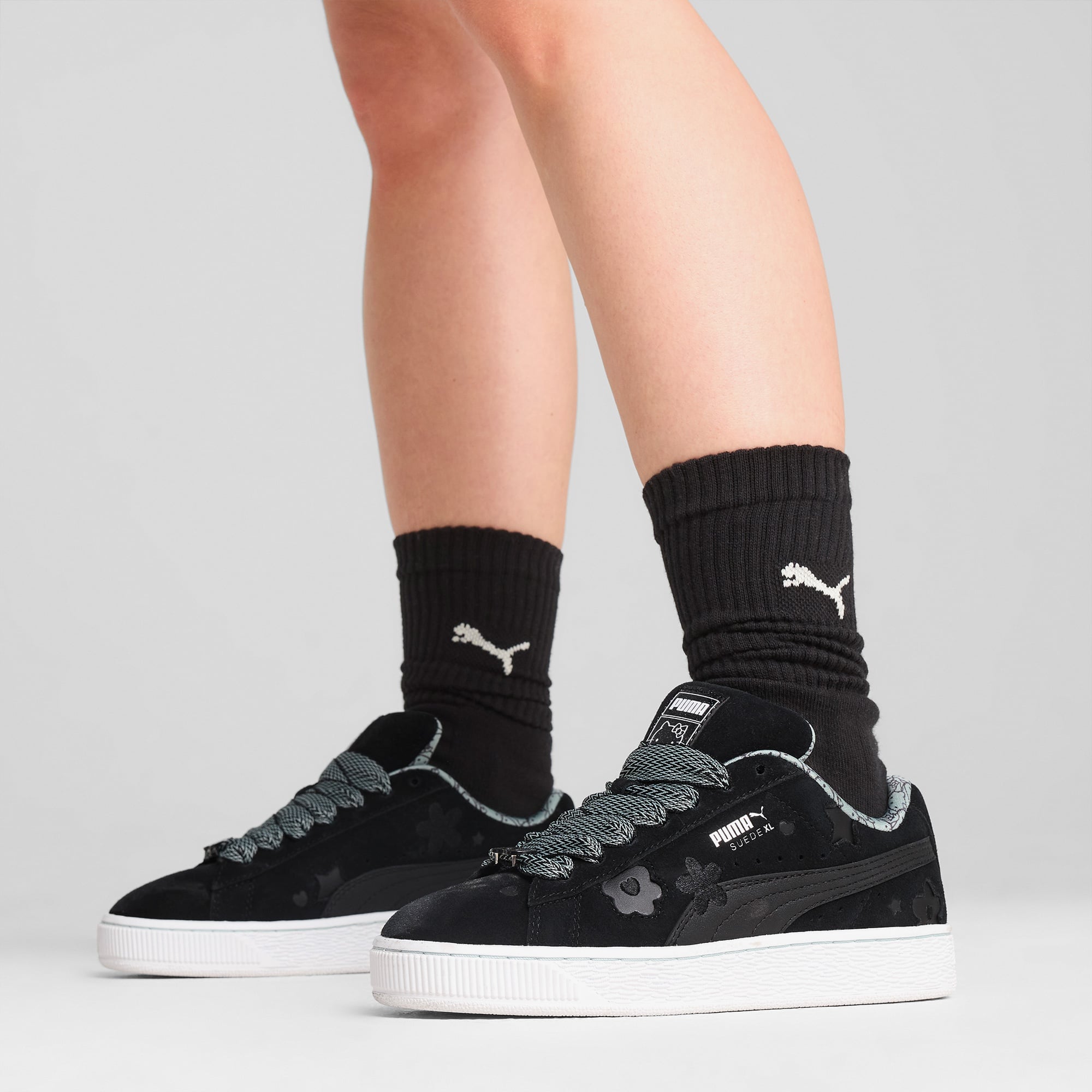 Puma Suede Xl Hello Kitty Kadın Siyah Spor Ayakkabı