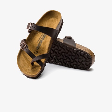 Birkenstock Mayari Leoi Kadın Kahverengi Terlik