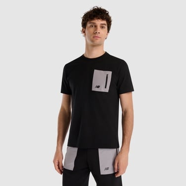  New Balance Erkek Siyah T-Shirt