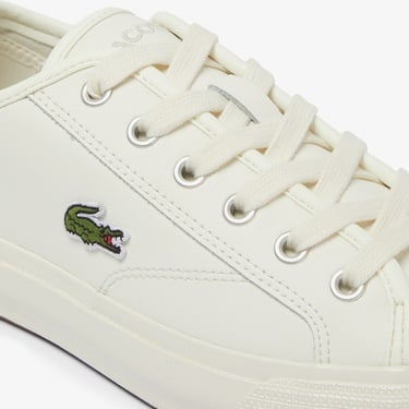  Lacoste Backcourt Kadın Bej Sneaker