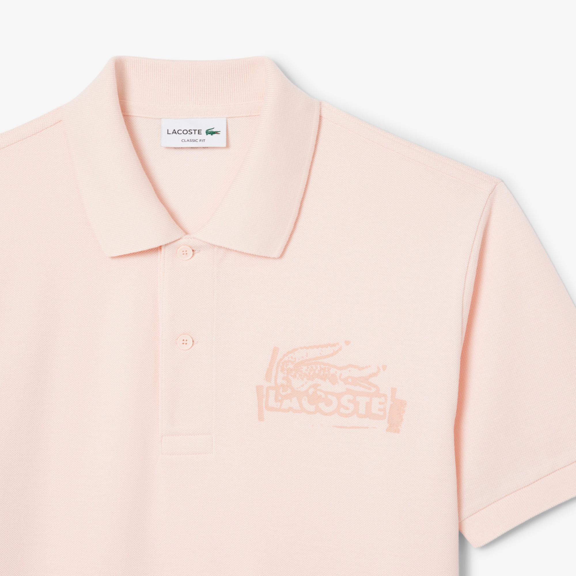 Lacoste L.12.12 Classic Fit Kadın Pembe Polo