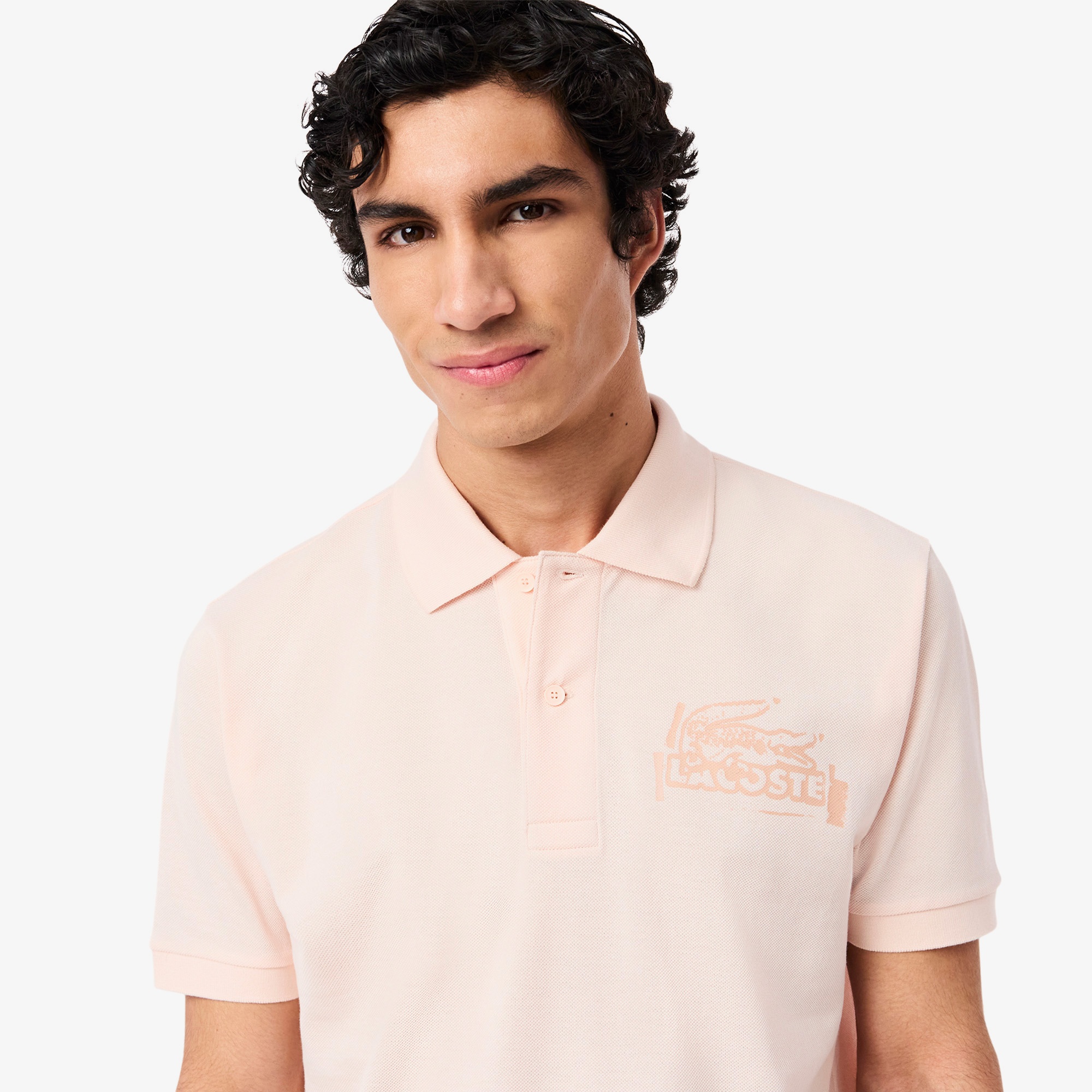 Lacoste L.12.12 Classic Fit Kadın Pembe Polo